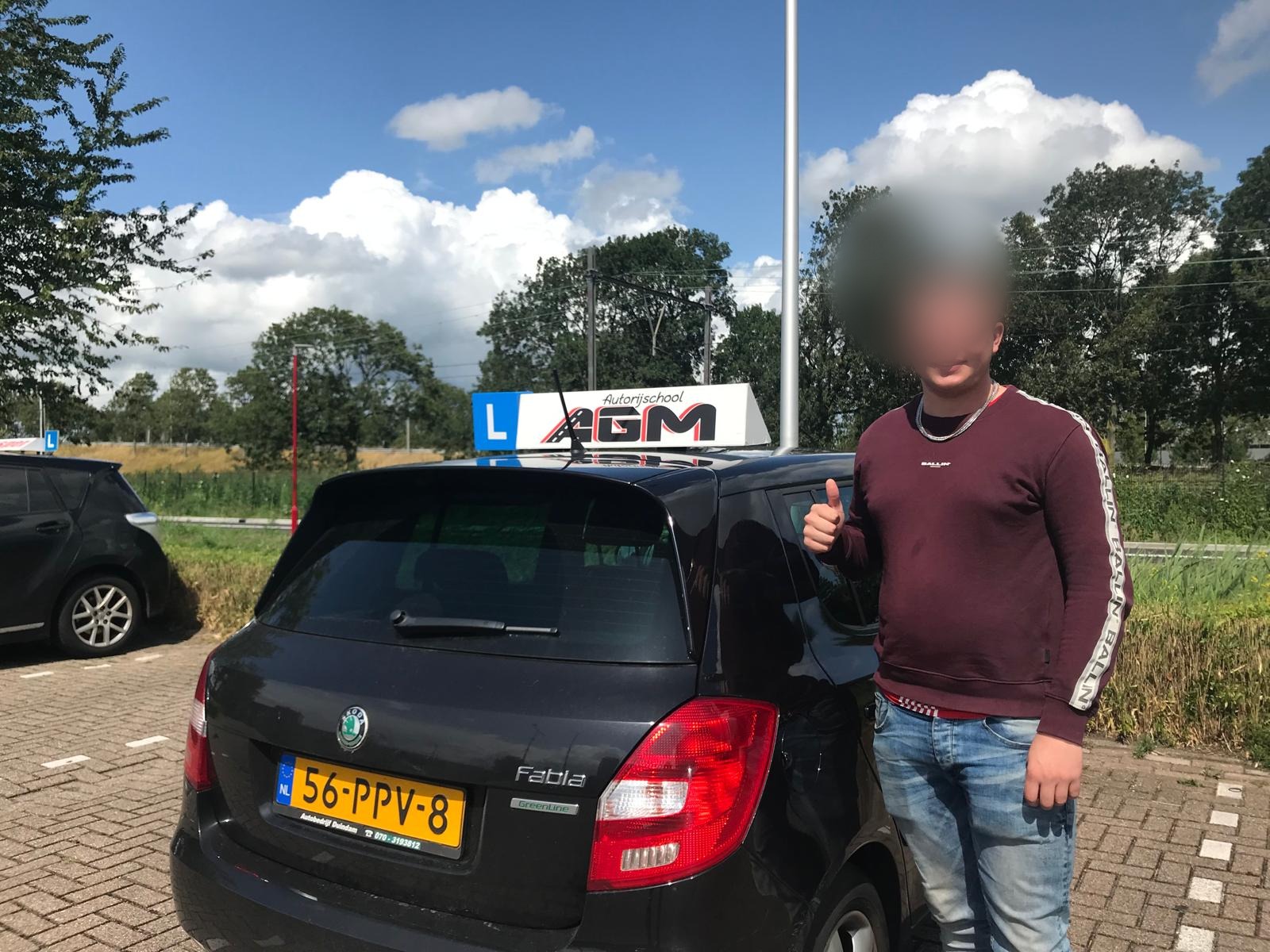 Geslaagde leerling bij Autorijschool AGM