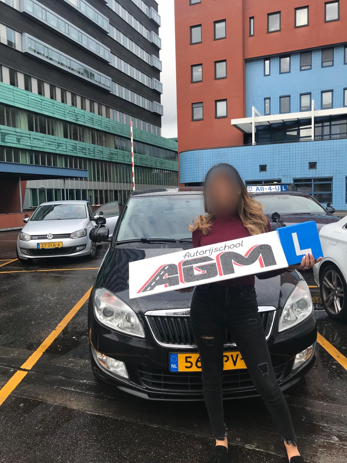 Geslaagde leerling bij Autorijschool AGM