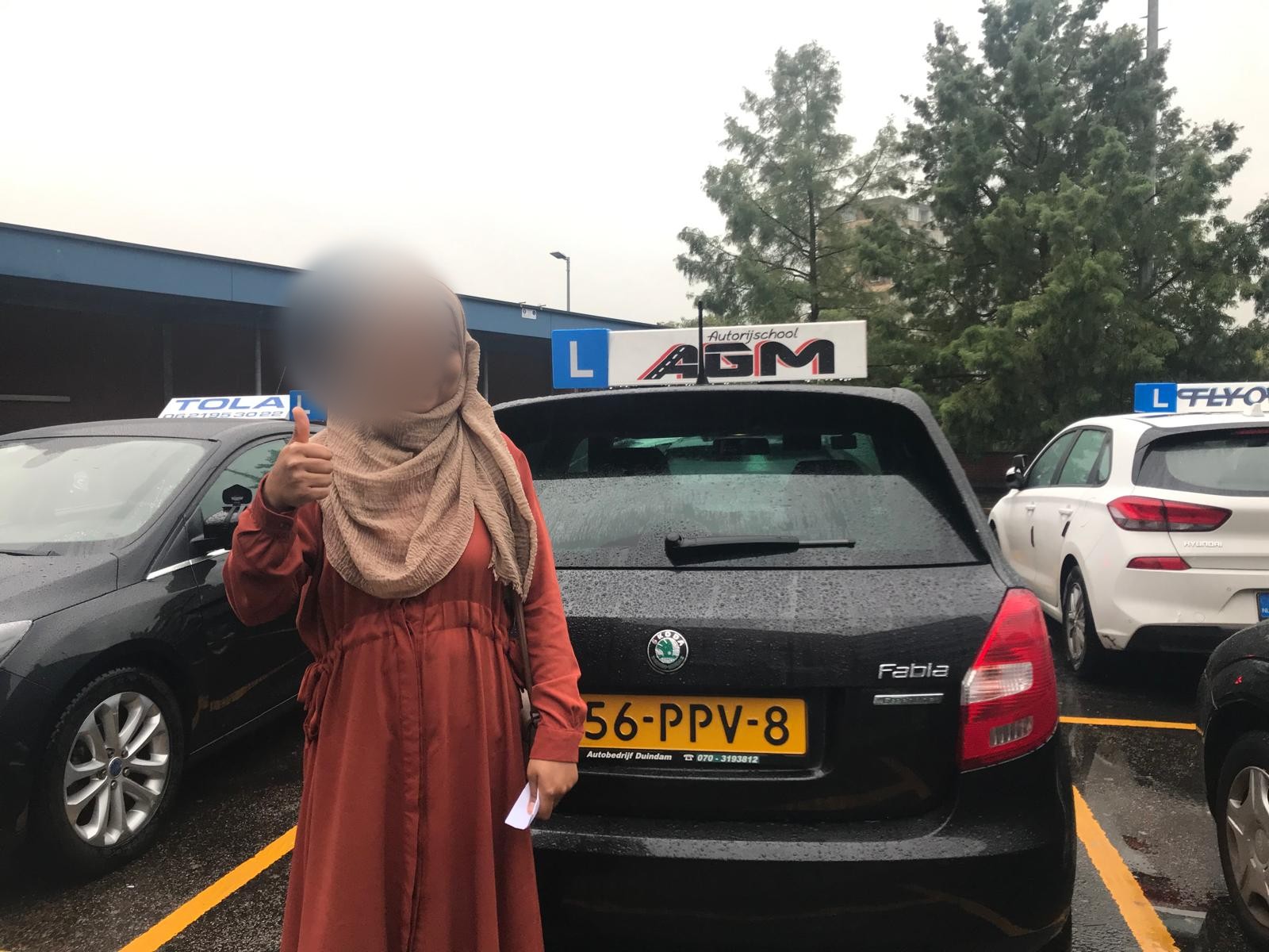 Geslaagde leerling bij Autorijschool AGM